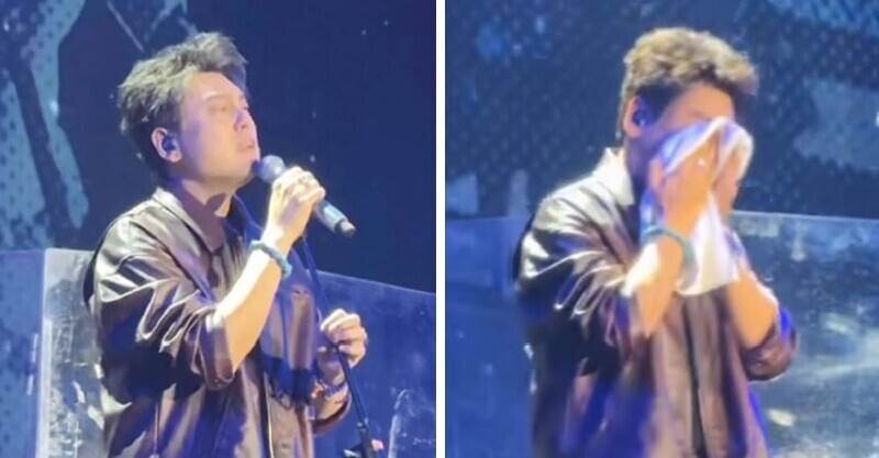 中國辦演唱會！46歲台灣男星「開唱一半哭了」　票價打3.8折「還剩一堆座位」最後竟免費入場